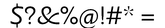 Nouveau LightRose Font OTHER CHARS
