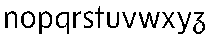 Nouveau LightRose Font LOWERCASE