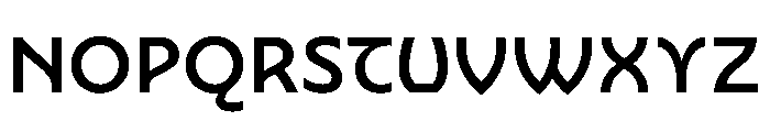 Nouveau MediumGingko Font UPPERCASE