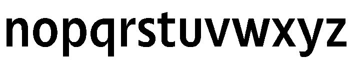 Nouveau MediumGingko Font LOWERCASE