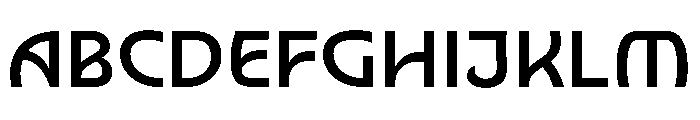 Nouveau MediumNenuphar Font UPPERCASE