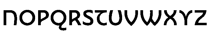 Nouveau MediumNenuphar Font UPPERCASE