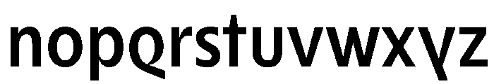 Nouveau MediumNenuphar Font LOWERCASE