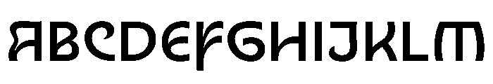 Nouveau MediumRose Font UPPERCASE