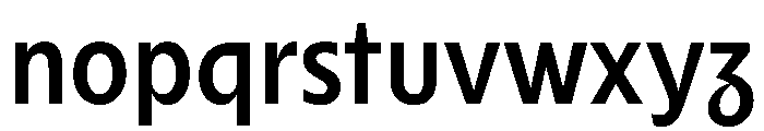 Nouveau MediumRose Font LOWERCASE