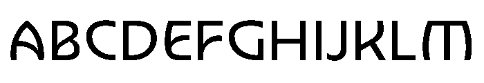 Nouveau RegularGingko Font UPPERCASE