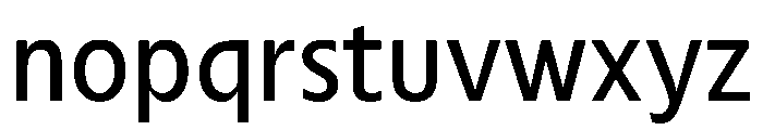 Nouveau RegularGingko Font LOWERCASE