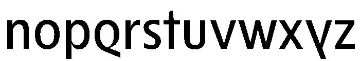Nouveau RegularNenuphar Font LOWERCASE