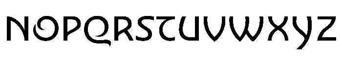 Nouveau RegularRose Font UPPERCASE