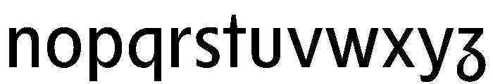 Nouveau RegularRose Font LOWERCASE
