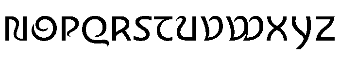 Nouveau RegularThistle Font UPPERCASE