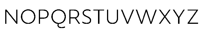 Nouveau ThinCrocus Font UPPERCASE