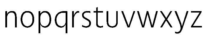 Nouveau ThinCrocus Font LOWERCASE