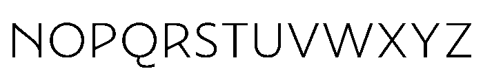 Nouveau ThinDahlia Font UPPERCASE