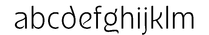 Nouveau ThinThistle FONT