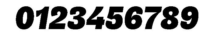 NouveauGrande BlackItalic Font OTHER CHARS