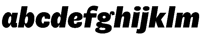 NouveauGrande BlackItalic FONT