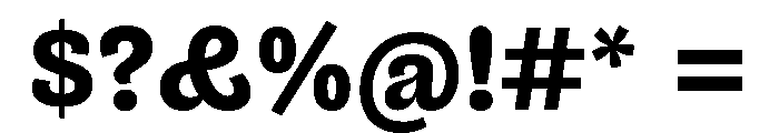 NouveauGrande Bold Font OTHER CHARS