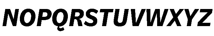 NouveauGrande BoldItalic Font UPPERCASE