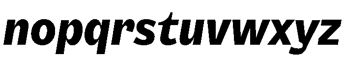 NouveauGrande BoldItalic Font LOWERCASE