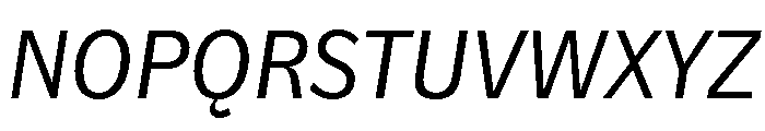 NouveauGrande Italic Font UPPERCASE