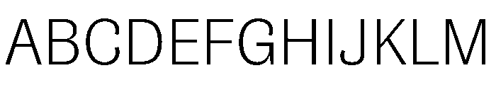 NouveauGrande Light Font UPPERCASE