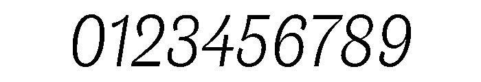 NouveauGrande LightItalic Font OTHER CHARS