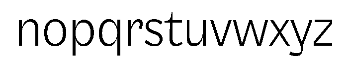 NouveauGrande Light Font LOWERCASE