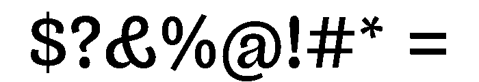 NouveauGrande Medium Font OTHER CHARS