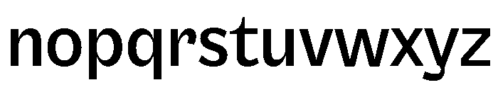 NouveauGrande Medium Font LOWERCASE