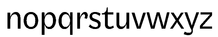 NouveauGrande Regular Font LOWERCASE