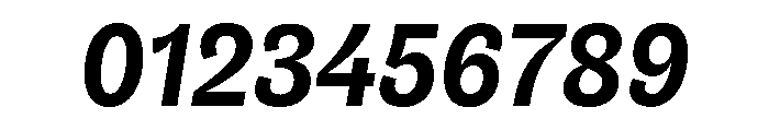 NouveauGrande SemiBoldItalic Font OTHER CHARS
