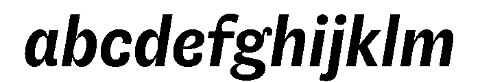 NouveauGrande SemiBoldItalic FONT