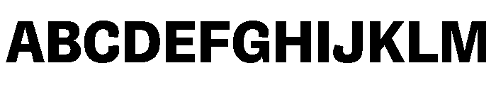 NouveauGrotesque Bold Font UPPERCASE
