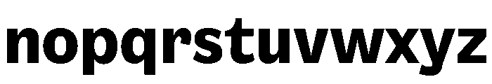 NouveauGrotesque Bold Font LOWERCASE