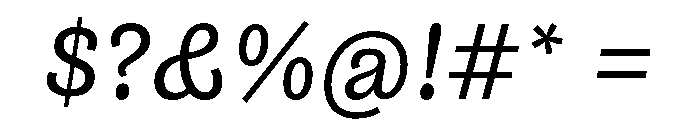 NouveauGrotesque Italic Font OTHER CHARS