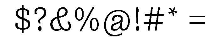 NouveauGrotesque Light Font OTHER CHARS