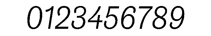 NouveauGrotesque LightItalic Font OTHER CHARS