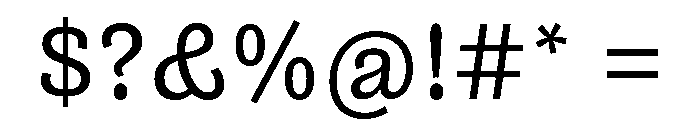 NouveauGrotesque Regular Font OTHER CHARS