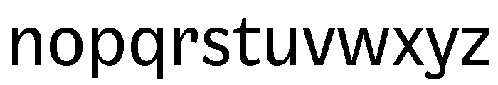 NouveauGrotesque Regular Font LOWERCASE