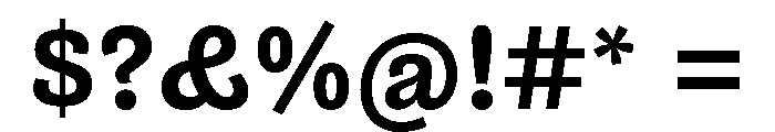 NouveauGrotesque SemiBold Font OTHER CHARS