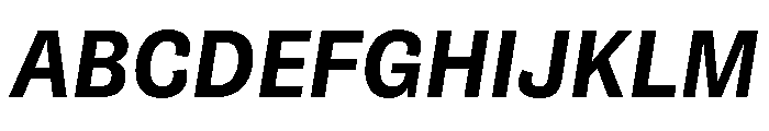 NouveauGrotesque SemiBoldItalic Font UPPERCASE