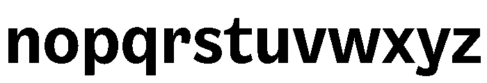 NouveauGrotesque SemiBold Font LOWERCASE