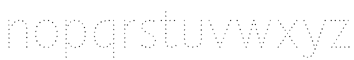NouveauLed FLOR0wght0 Instance Font LOWERCASE