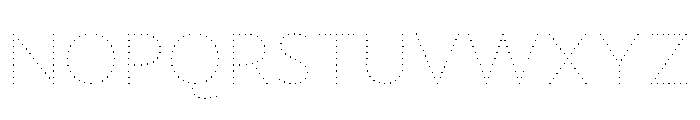 NouveauLed HairCrocus Font UPPERCASE