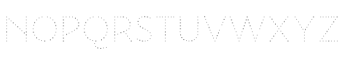 NouveauLed HairDahlia Font UPPERCASE