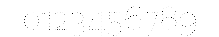 NouveauLed HairNenuphar Font OTHER CHARS