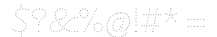 NouveauLed HairRose Font OTHER CHARS