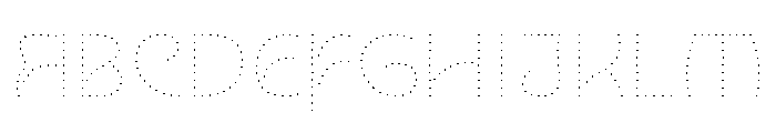 NouveauLed HairRose Font UPPERCASE