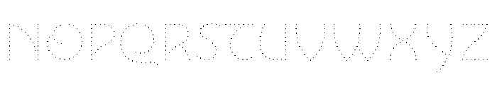 NouveauLed HairRose Font UPPERCASE